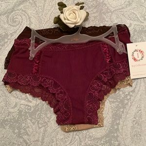 Hush 3 Hush Lace Panties - Sz L